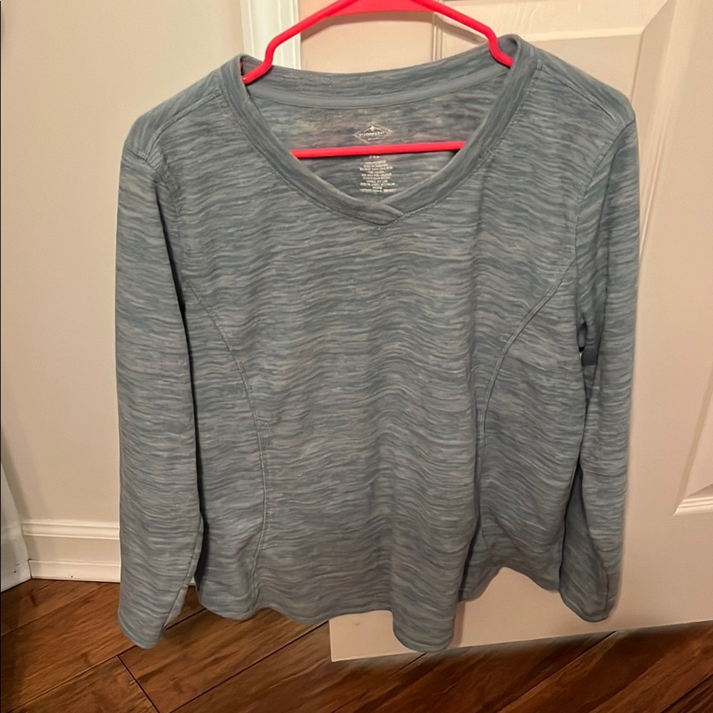 Blue sweatshirt V-Neck